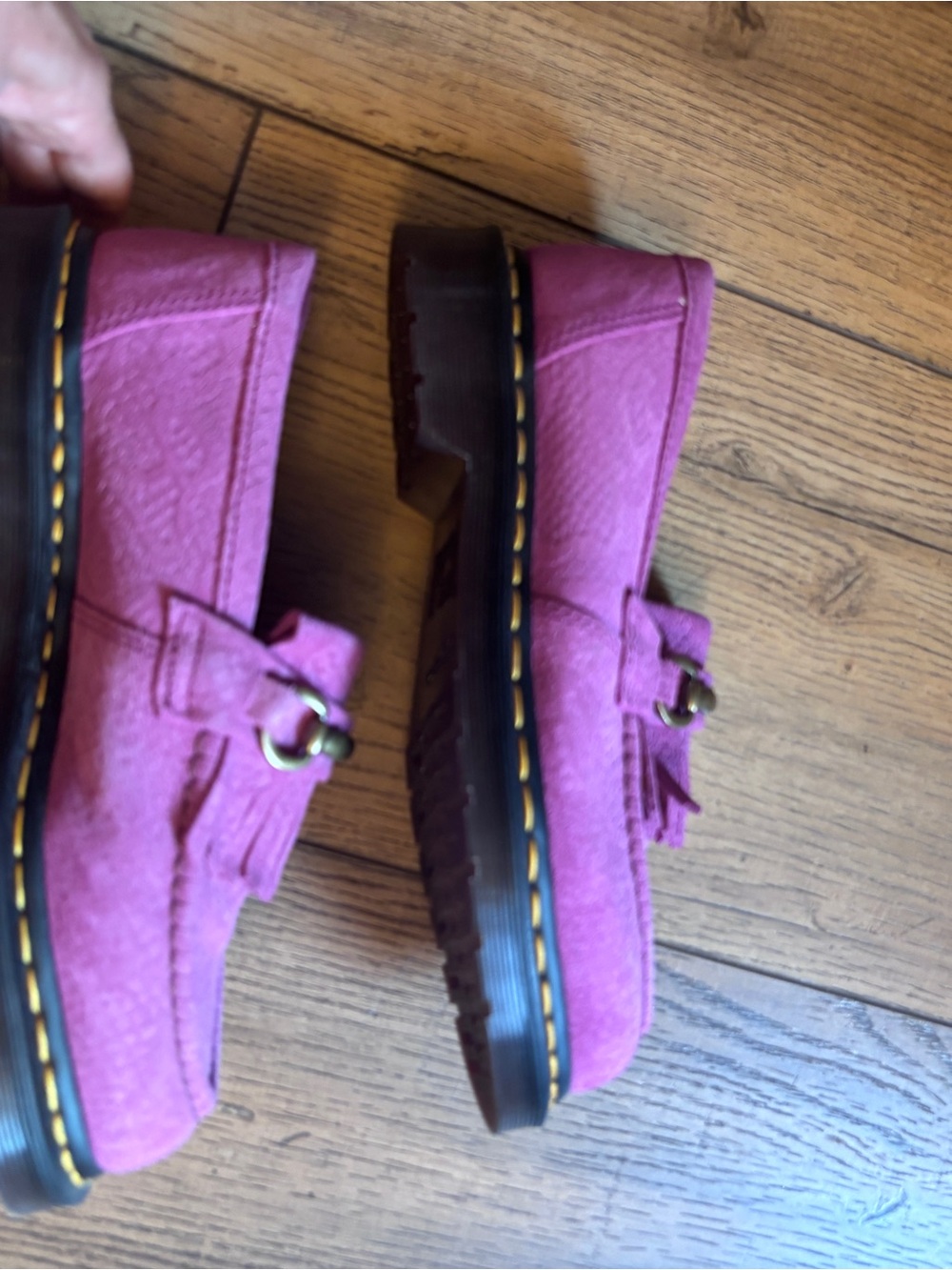 Dr. Martens Suede Adrian Snaffle Loafers with Metal Bit - Picture 5 of 7